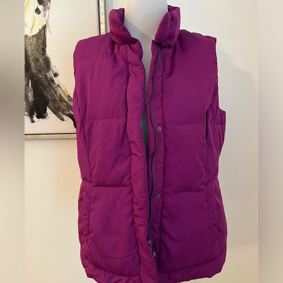 Charter Club Petite Purple Puffer Style Vest Size PM - Picture 1 of 10